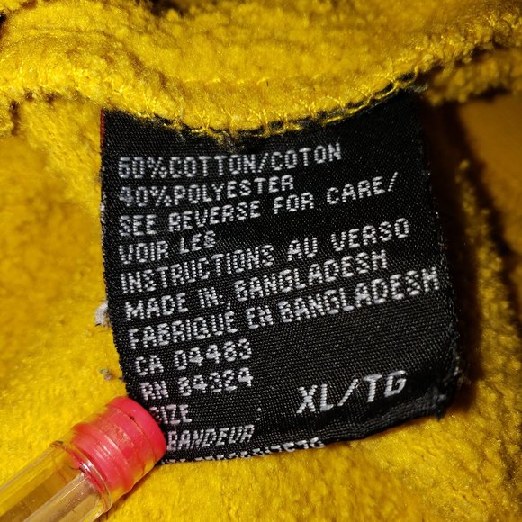 Starter Yellow Stitch Logo Sweatshirt - Picture 5 of 6